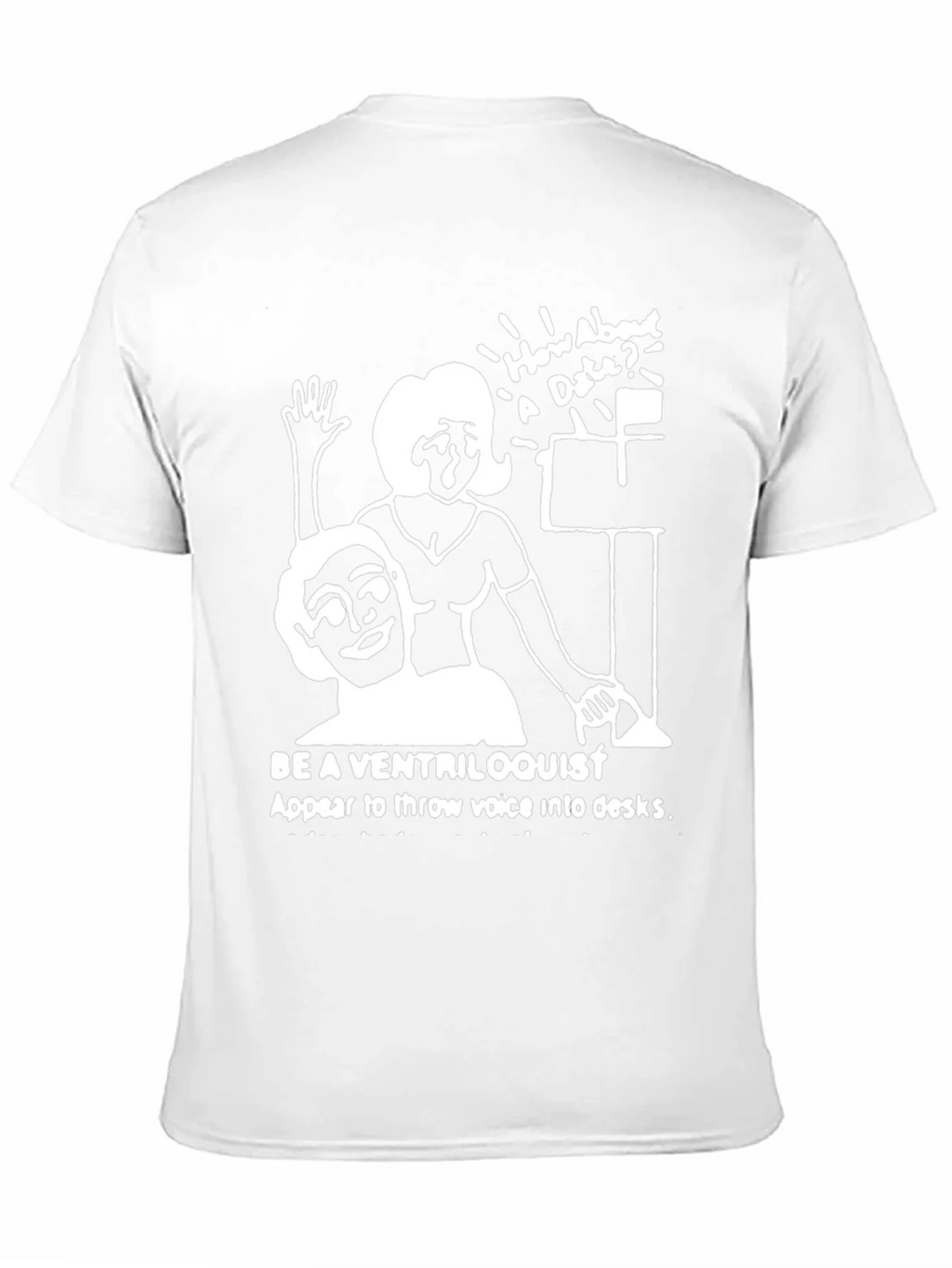 Ventriloquist Humor Graphic T-Shirt product image 10