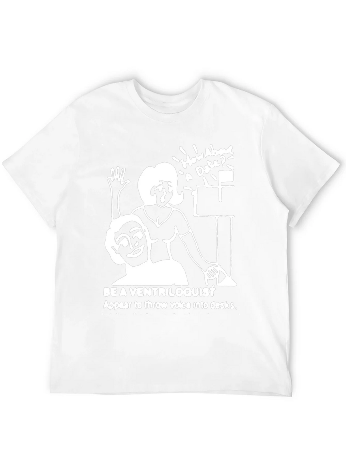Ventriloquist Humor Graphic T-Shirt product image 11