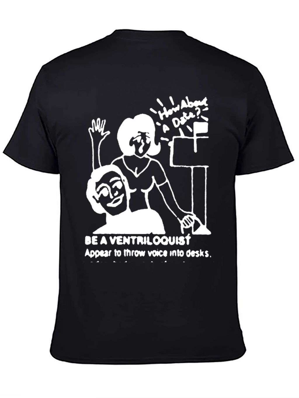 Ventriloquist Humor Graphic T-Shirt product image 4