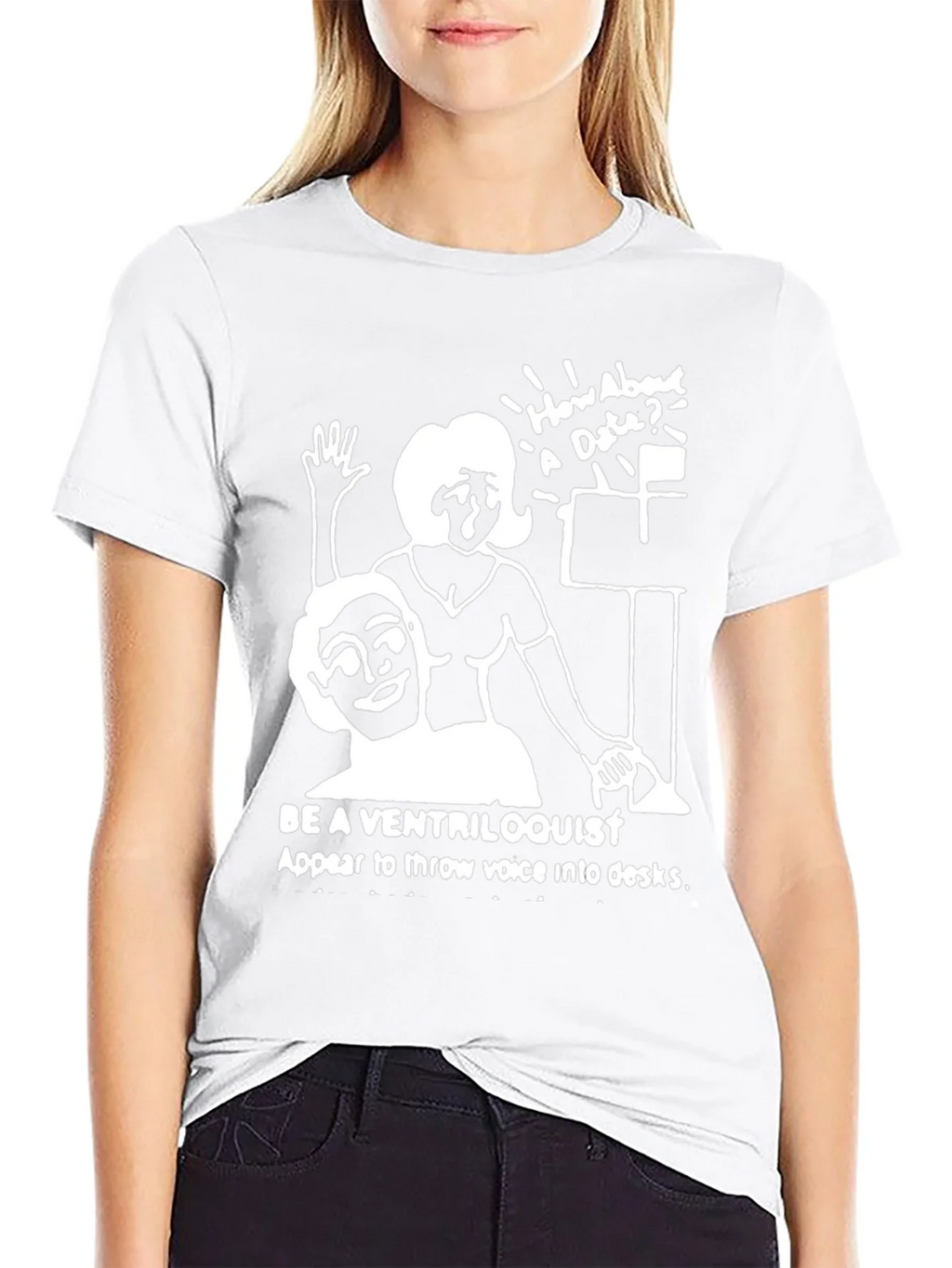 Ventriloquist Humor Graphic T-Shirt product image 8