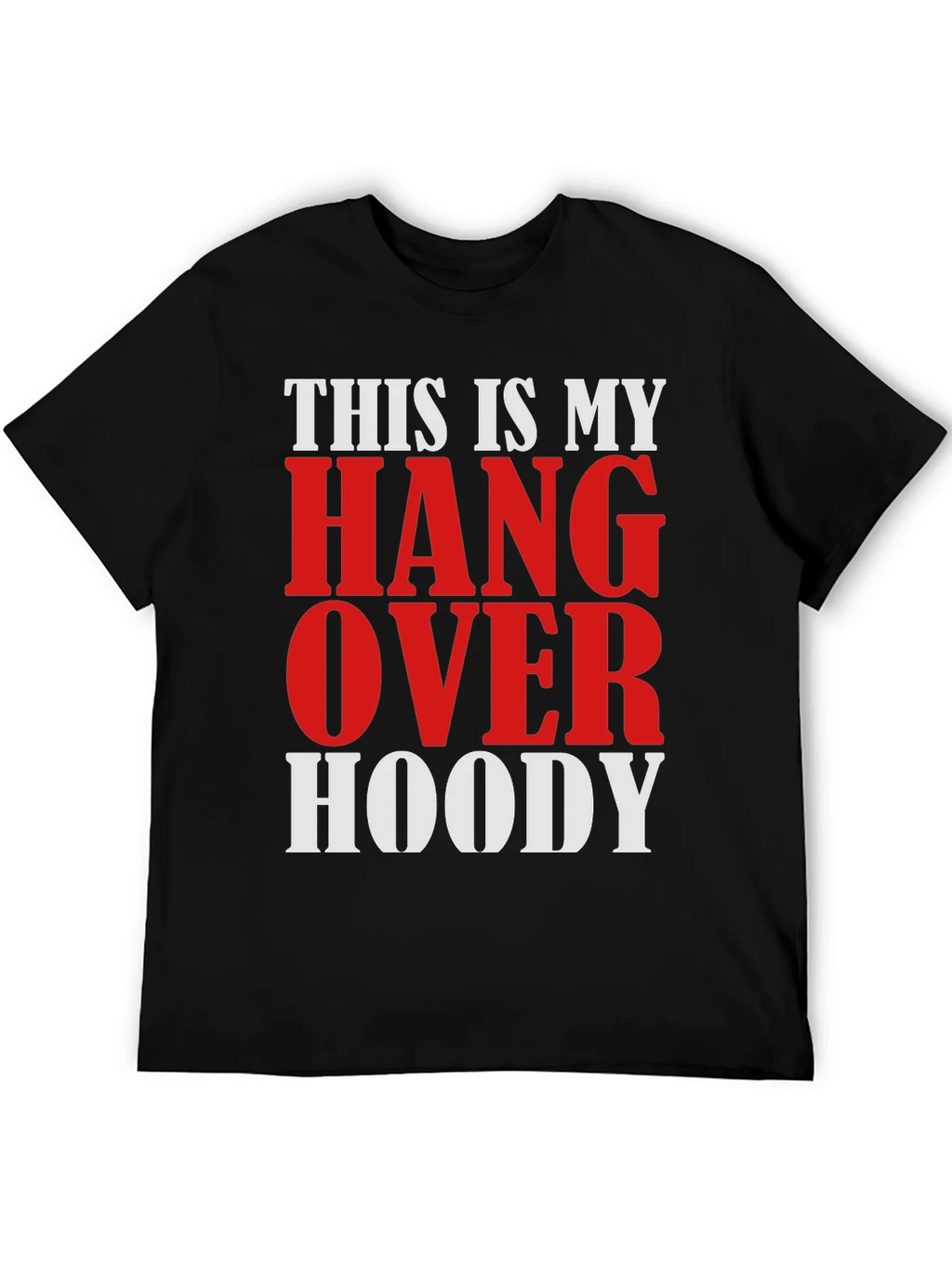 Hangover Hoody Graphic Tee - Funny Mens T-Shirt product image 5