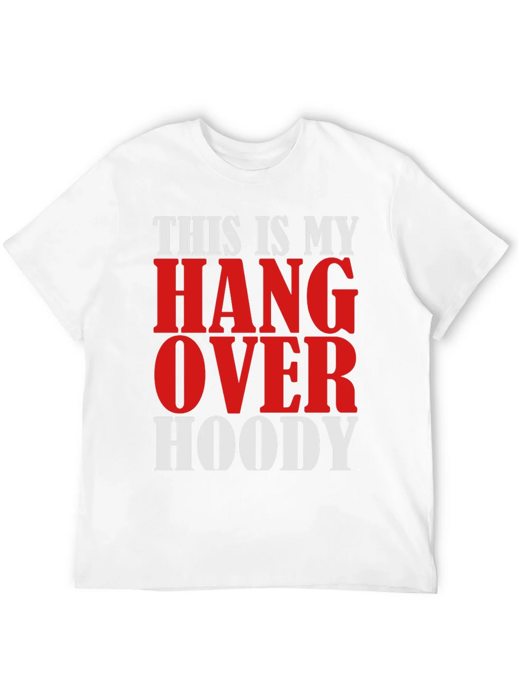 Hangover Hoody Graphic Tee - Funny Mens T-Shirt product image 11