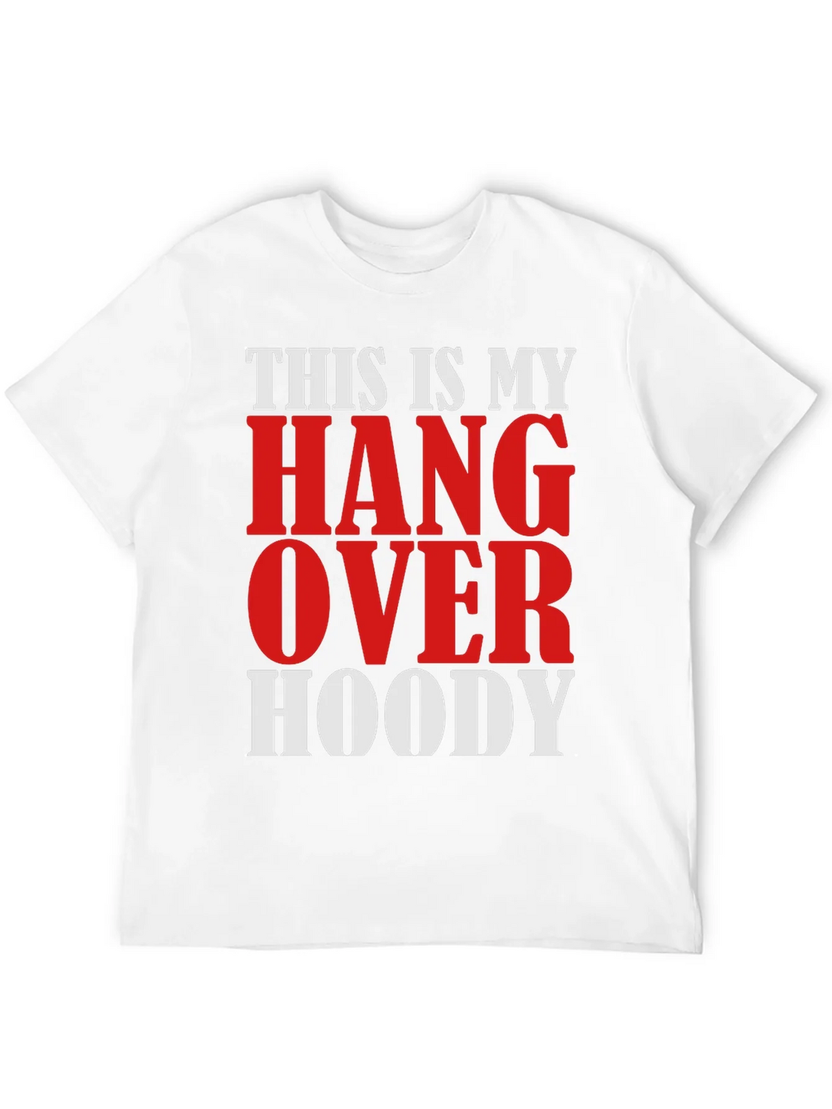 Hangover Hoody Graphic Tee - Funny Mens T-Shirt product image 11