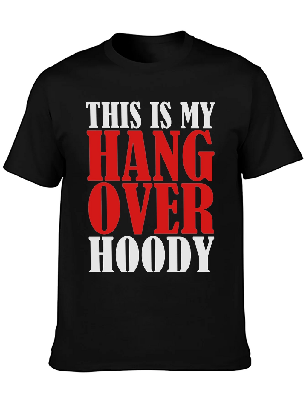 Hangover Hoody Graphic Tee - Funny Mens T-Shirt product image 3