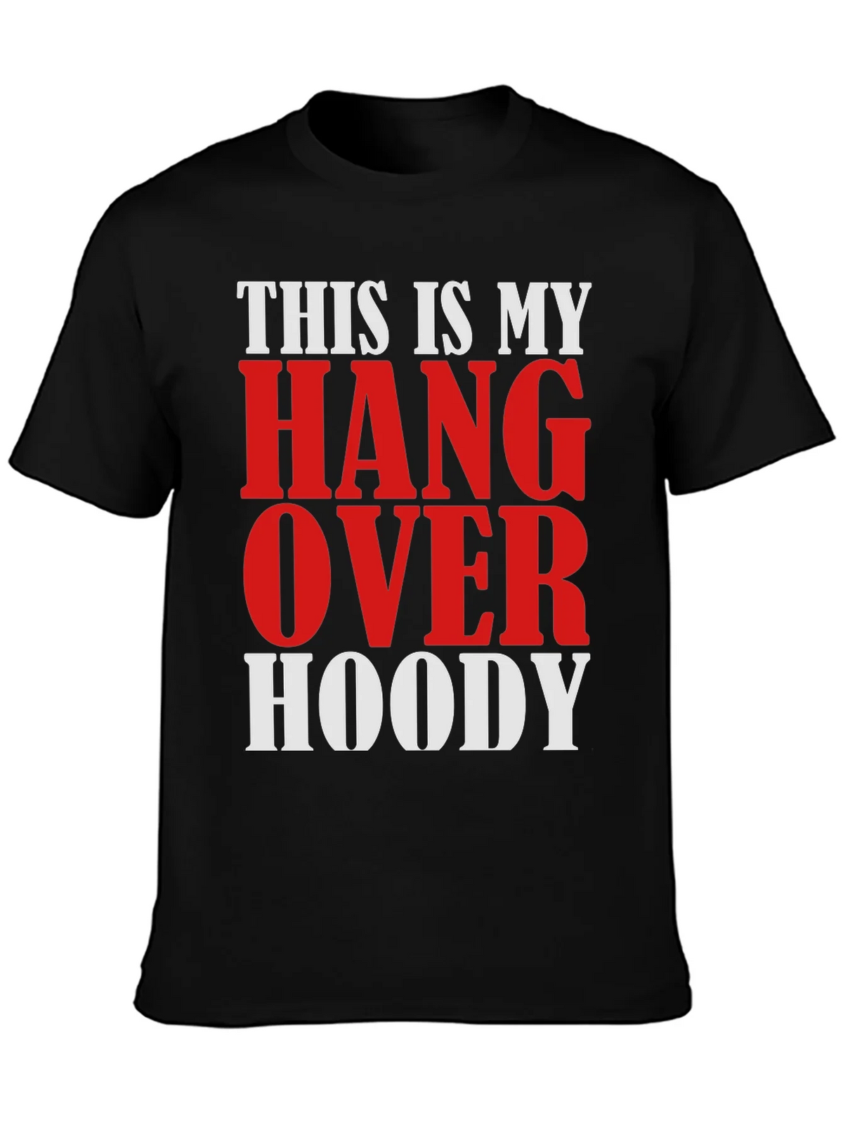 Hangover Hoody Graphic Tee - Funny Mens T-Shirt product image 3