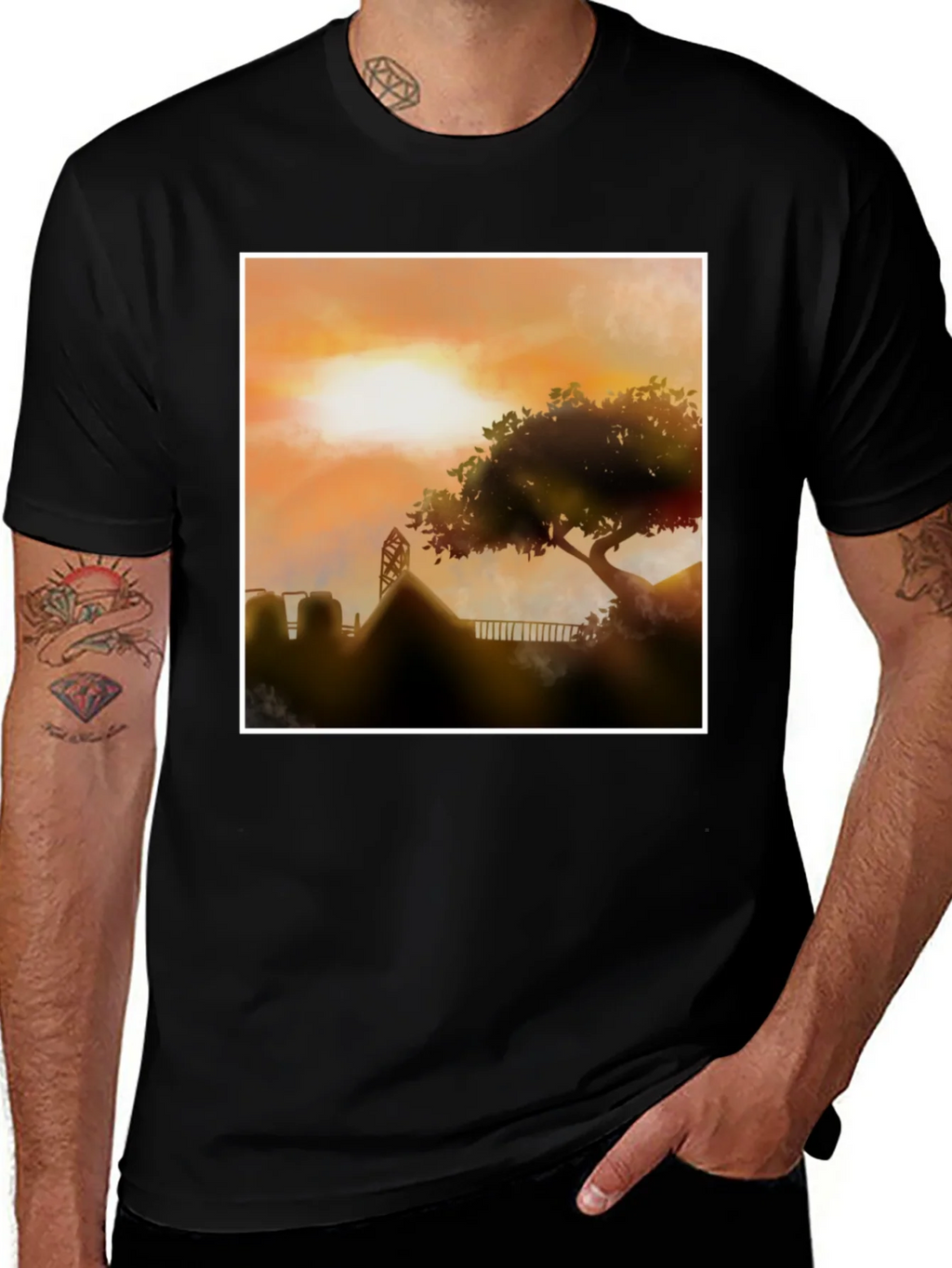 Sunset Vista Graphic Tee product image 1