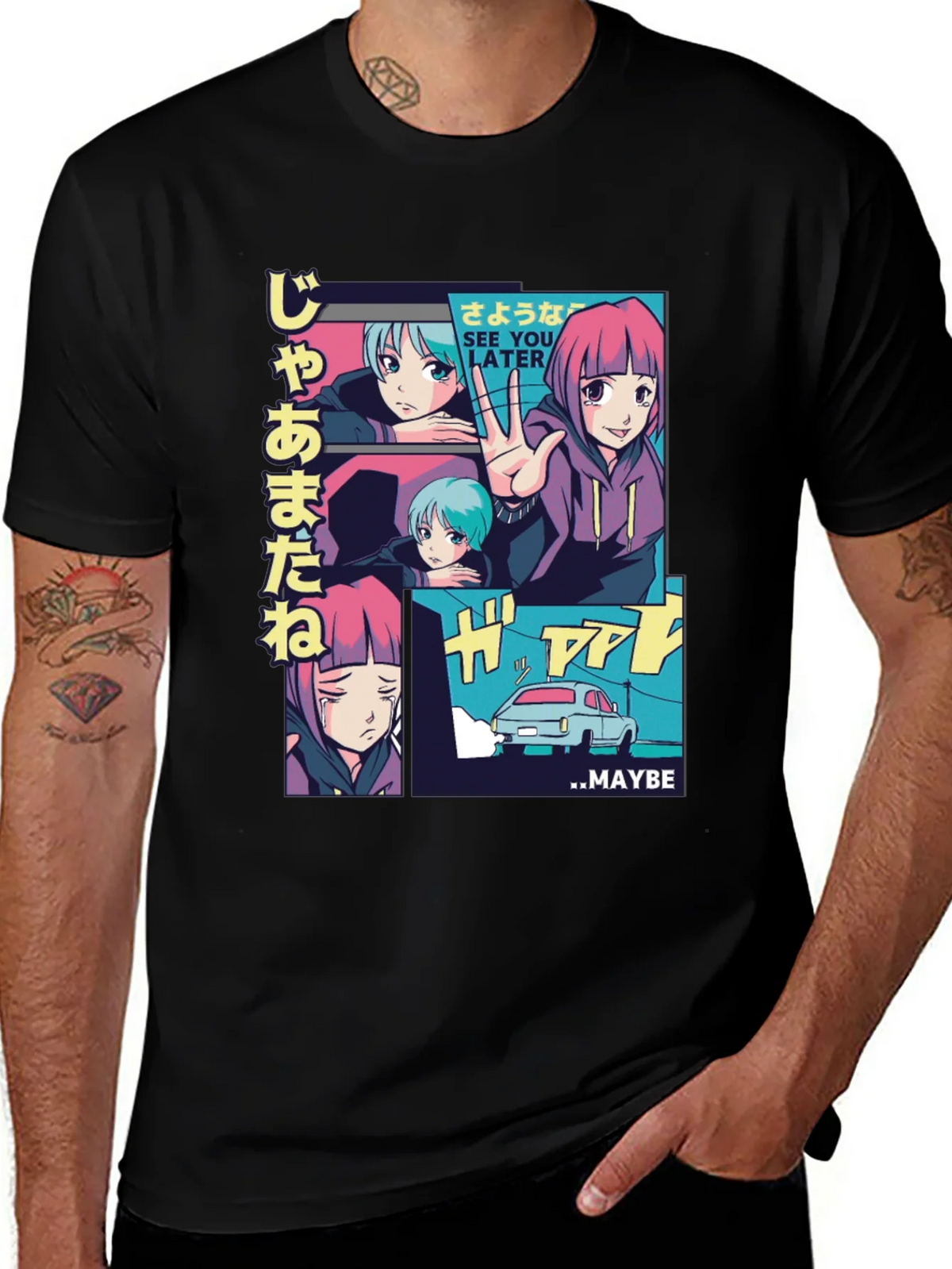 Anime Manga Style Graphic Tee product image 1
