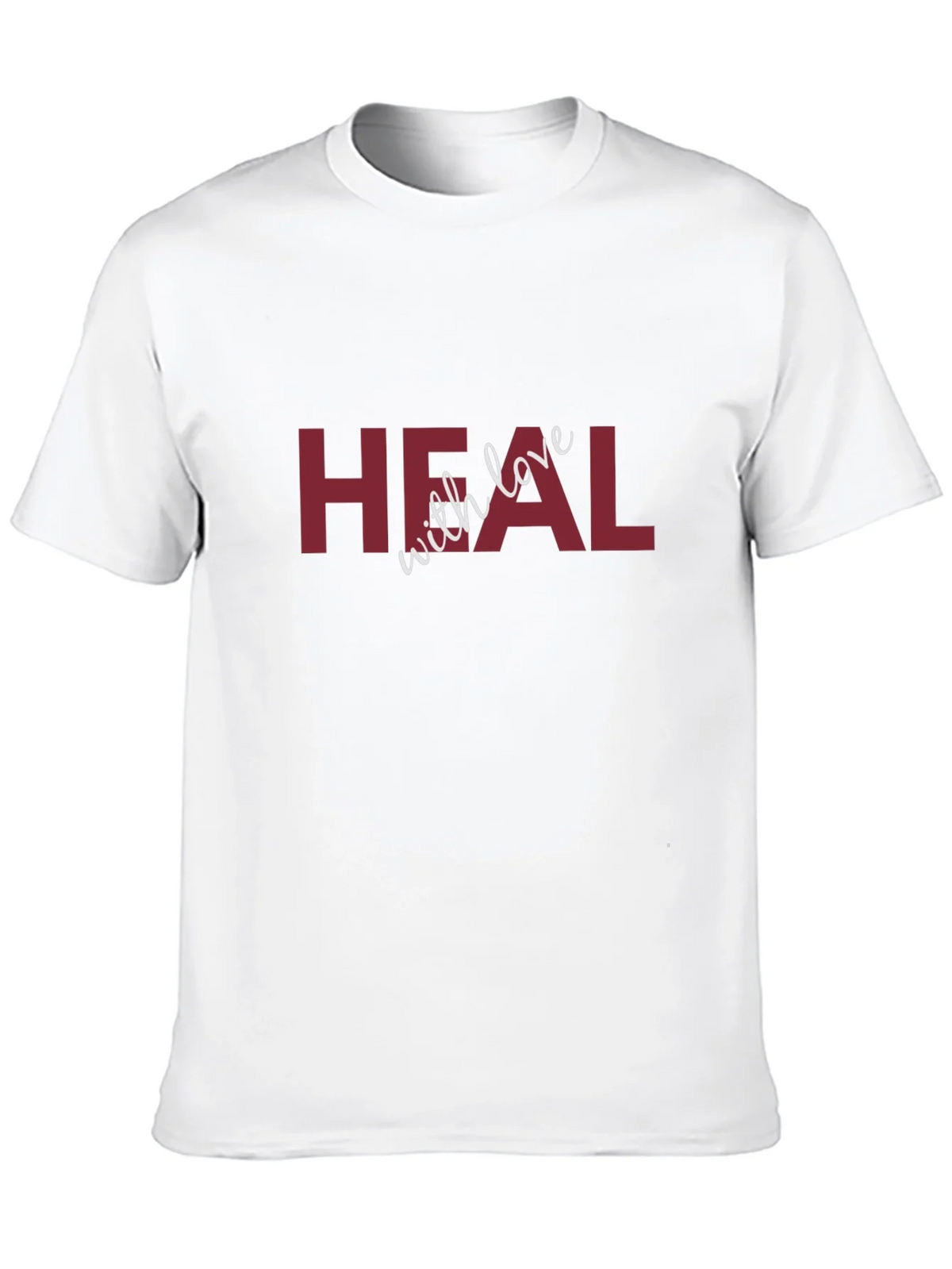 Heal with Love Graphic Black T-Shirt product image 9
