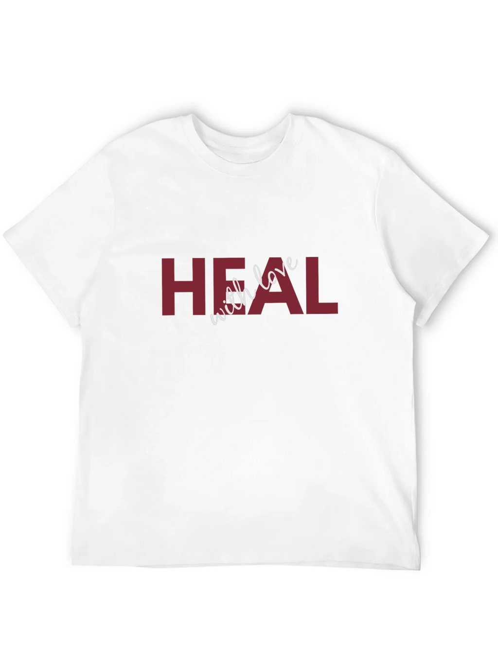 Heal with Love Graphic Black T-Shirt product image 11