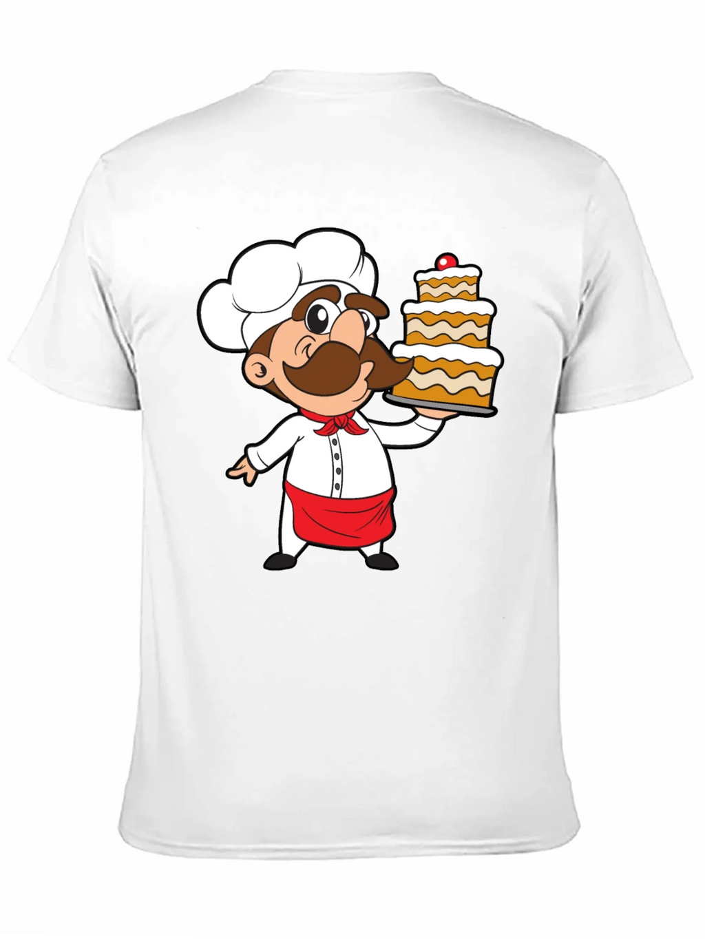 Chef Cartoon Graphic Print T-Shirt product image 10
