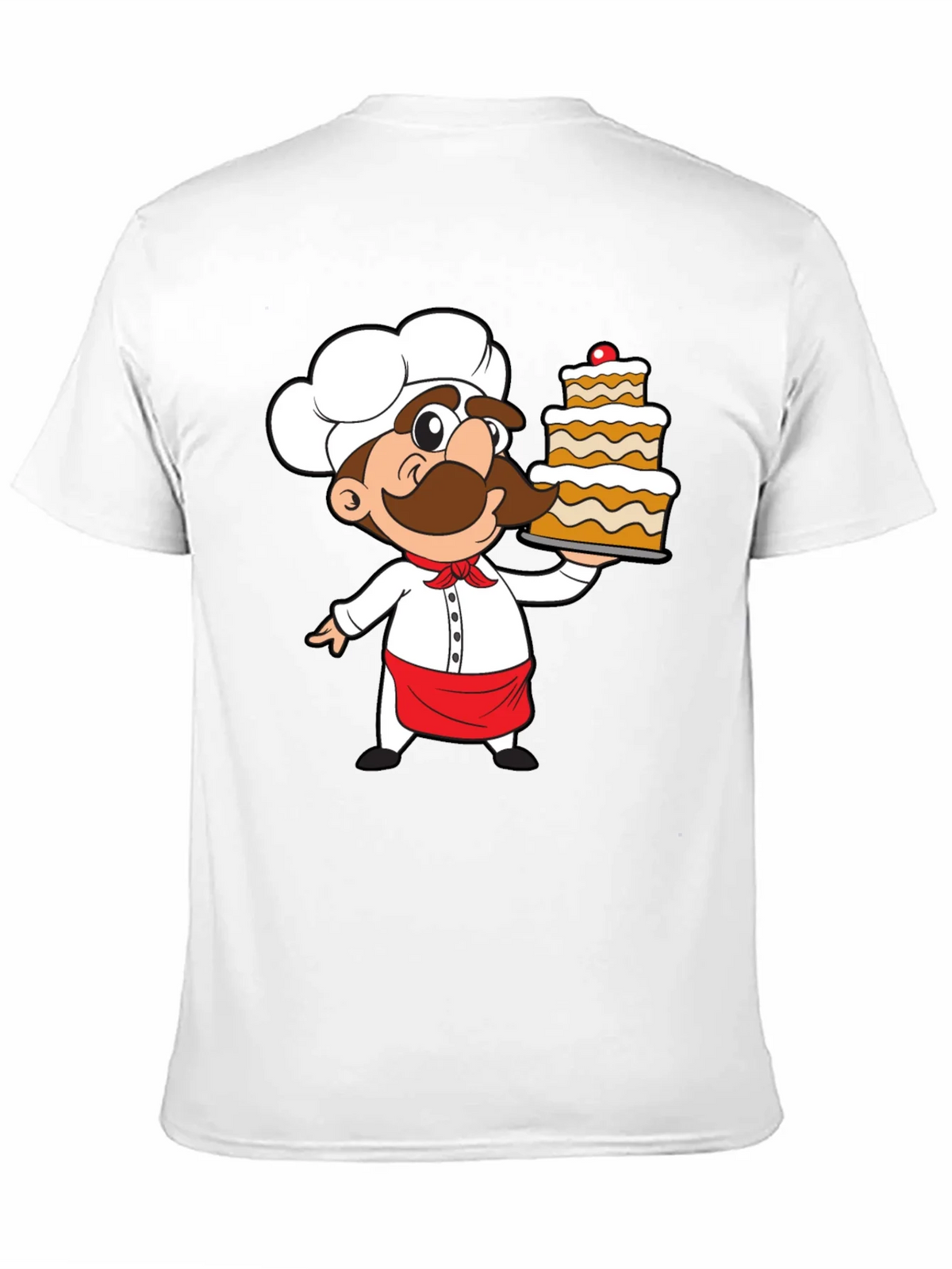 Chef Cartoon Graphic Print T-Shirt product image 10