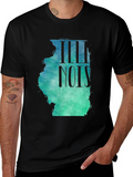 Illinois State Map T-Shirt - Watercolor Design product image 1