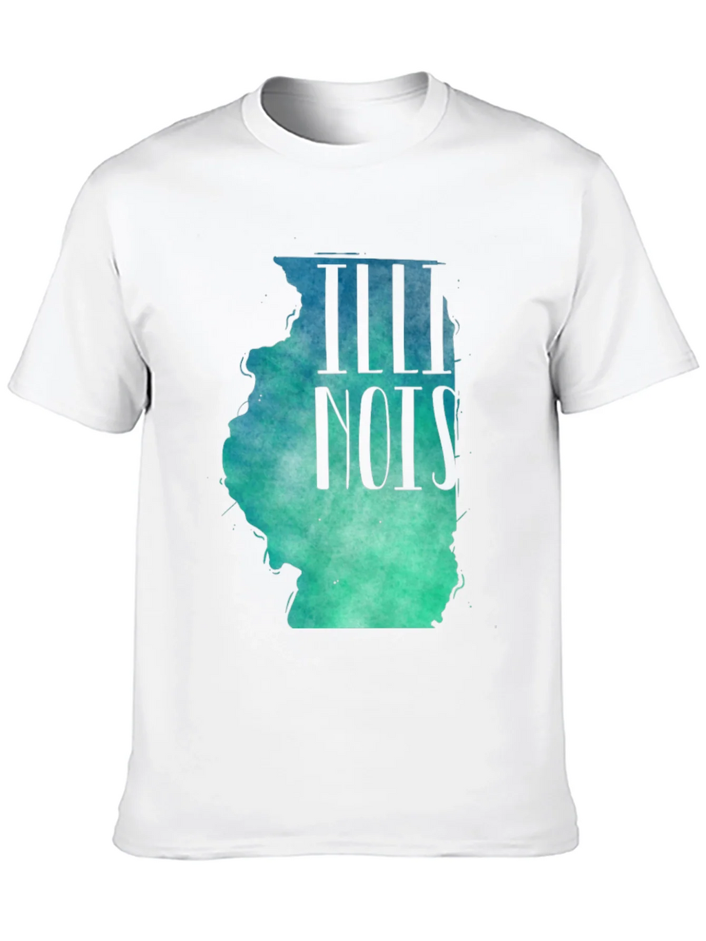 Illinois State Map T-Shirt - Watercolor Design product image 9