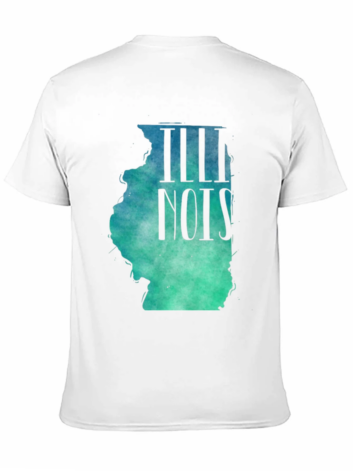 Illinois State Map T-Shirt - Watercolor Design product image 10