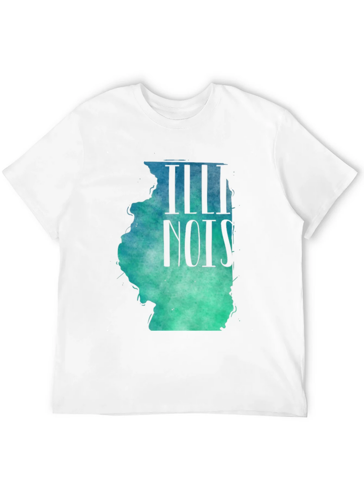 Illinois State Map T-Shirt - Watercolor Design product image 11