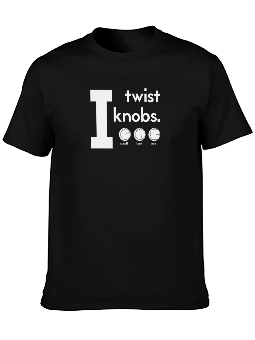 I Twist Knobs T-Shirt - Music Production Tee product image 3