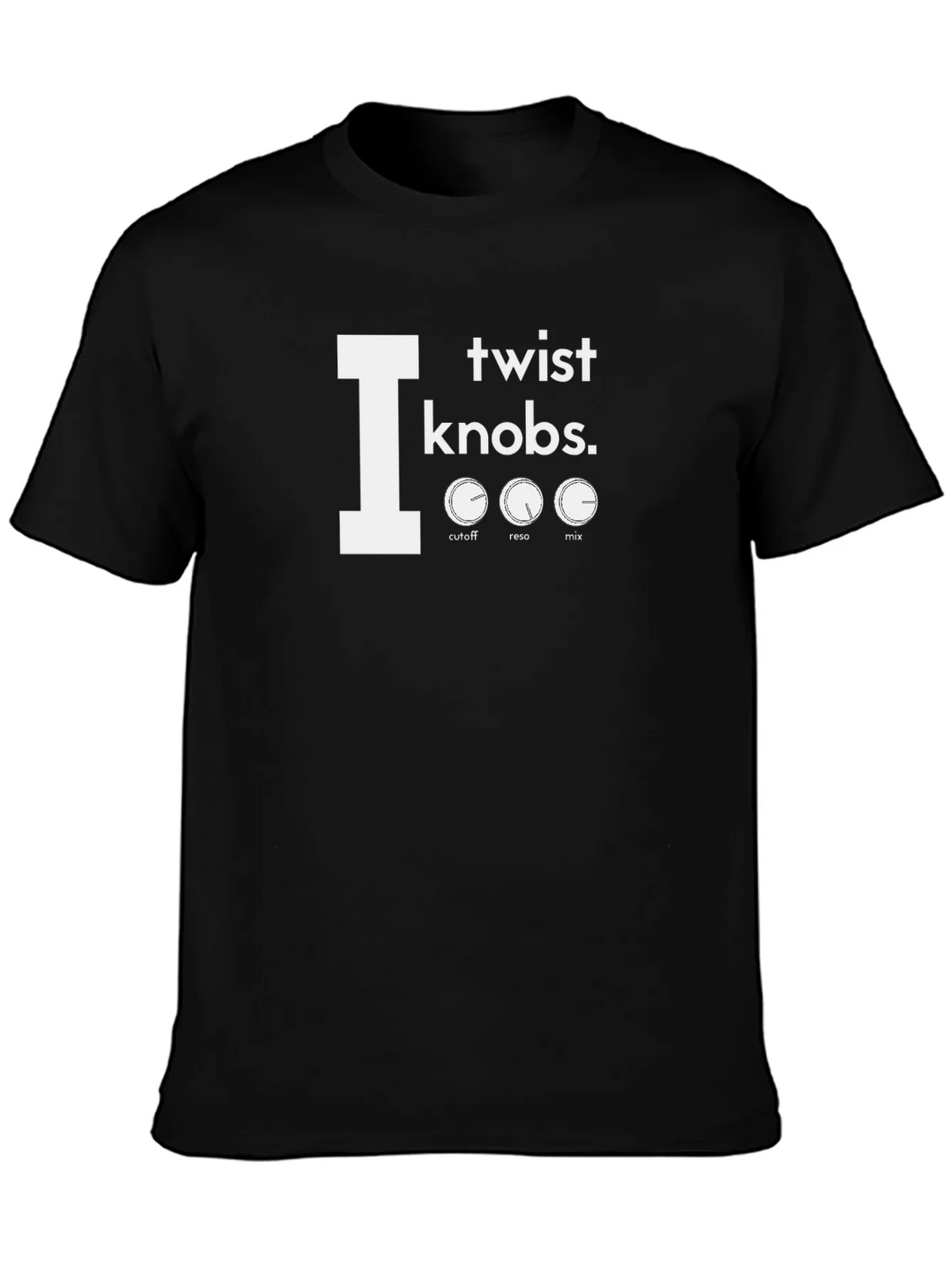 I Twist Knobs T-Shirt - Music Production Tee product image 3