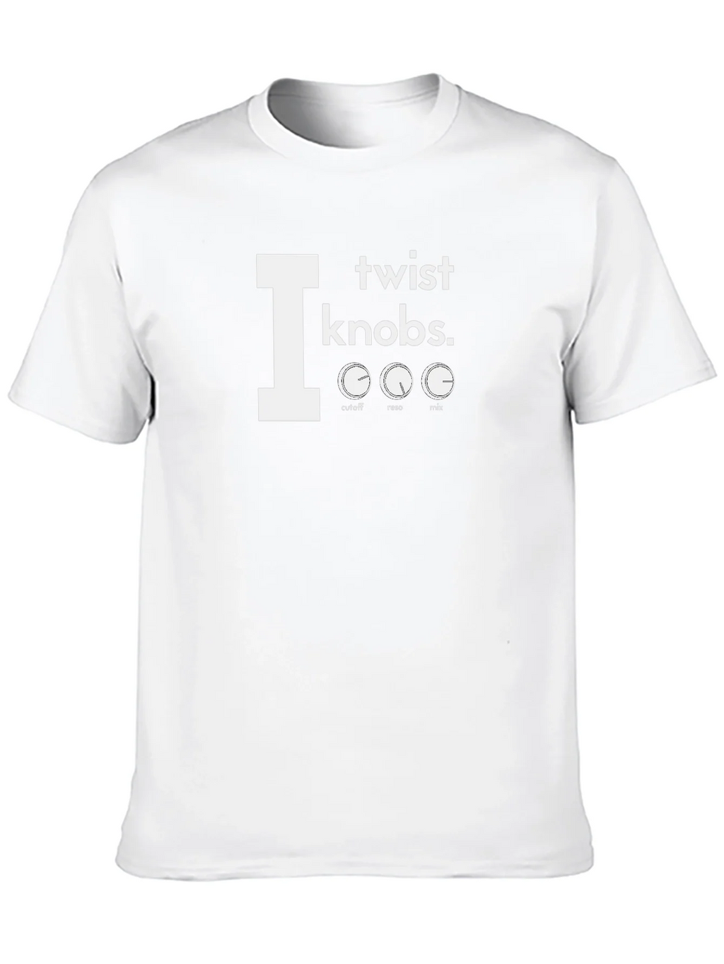 I Twist Knobs T-Shirt - Music Production Tee product image 9