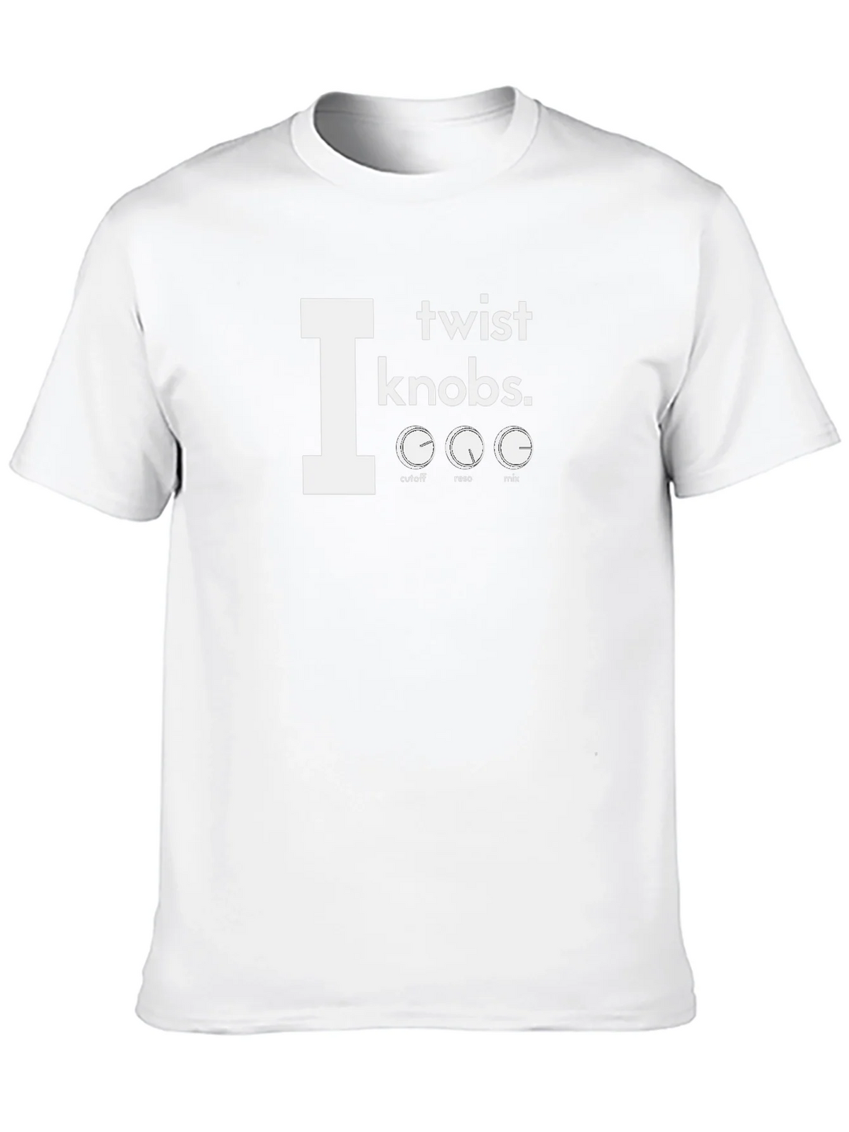 I Twist Knobs T-Shirt - Music Production Tee product image 9