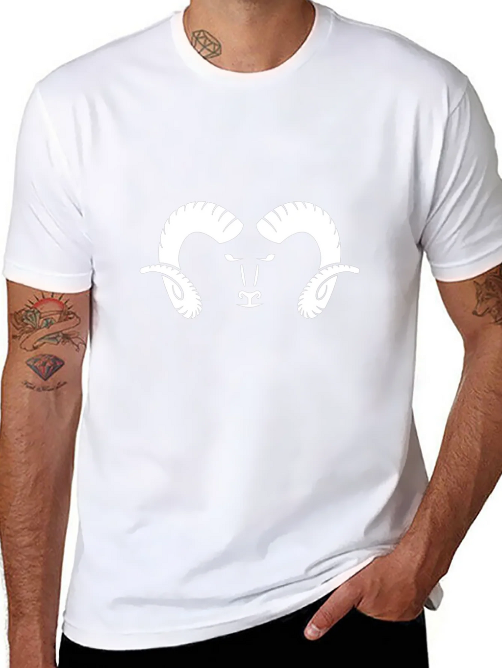 Ram Graphic Black T-Shirt product image 7