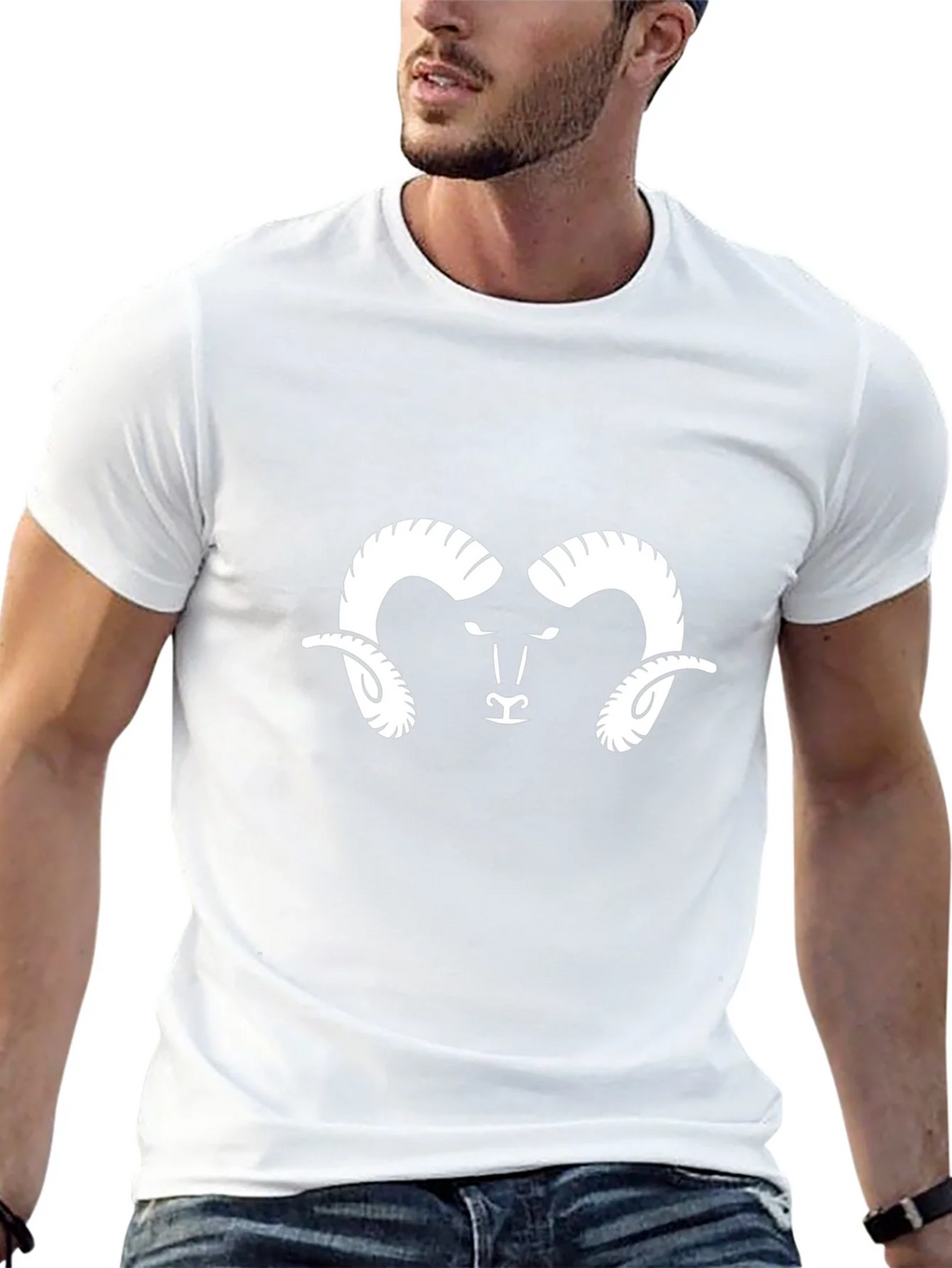 Ram Graphic Black T-Shirt product image 12