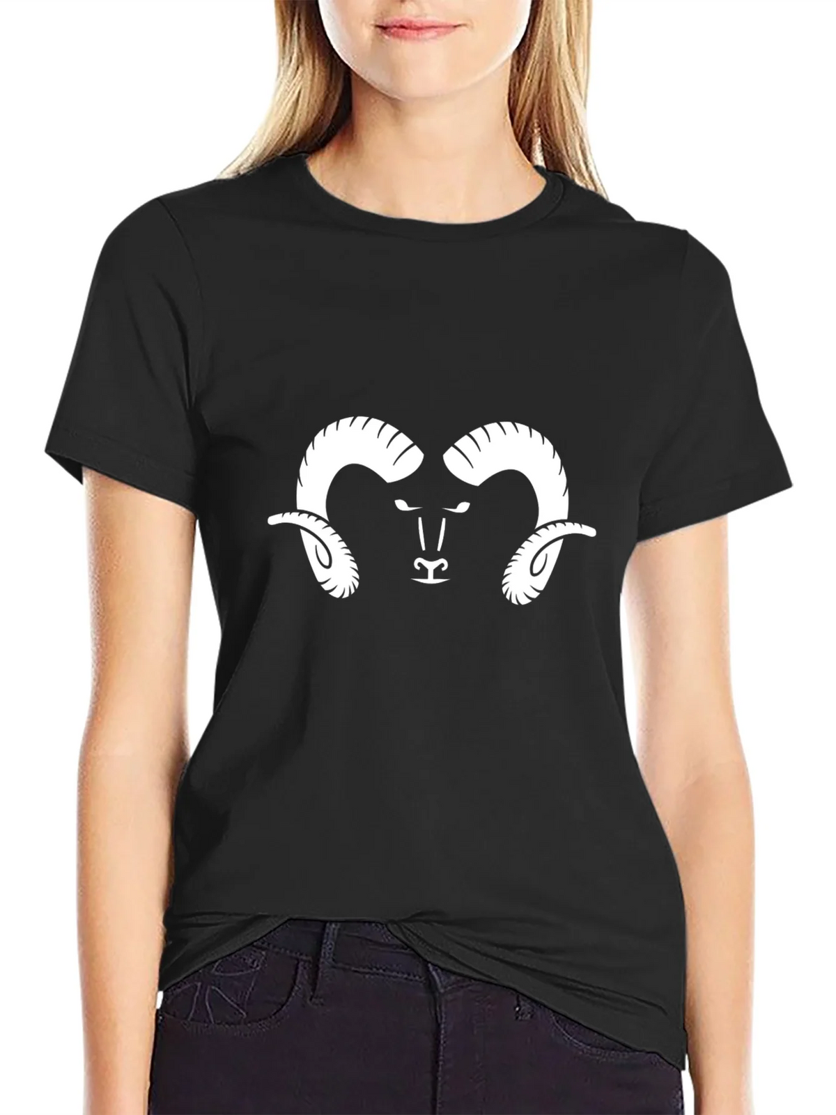 Ram Graphic Black T-Shirt product image 2