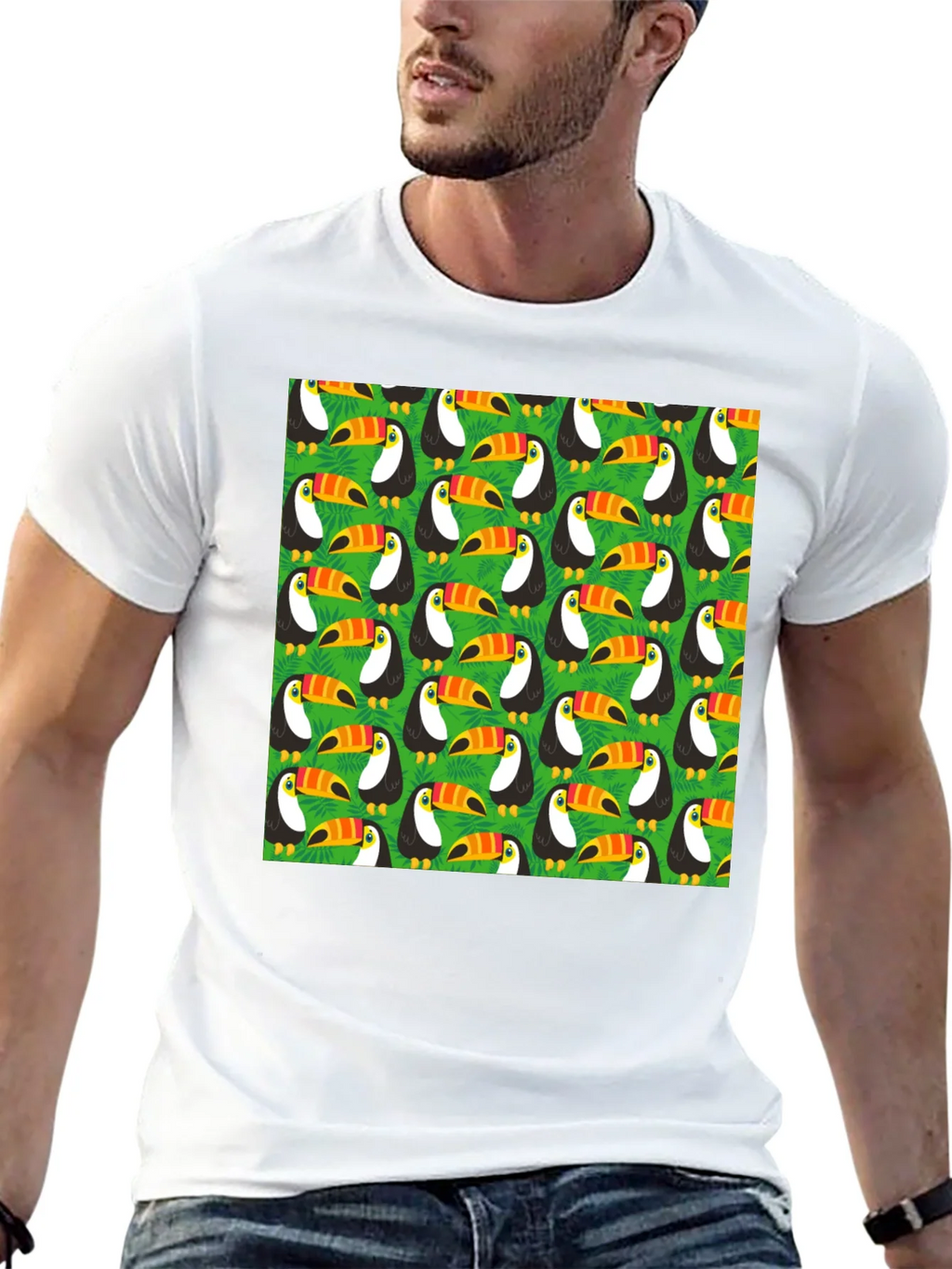 Fun Toucan Pattern T-Shirt product image 12