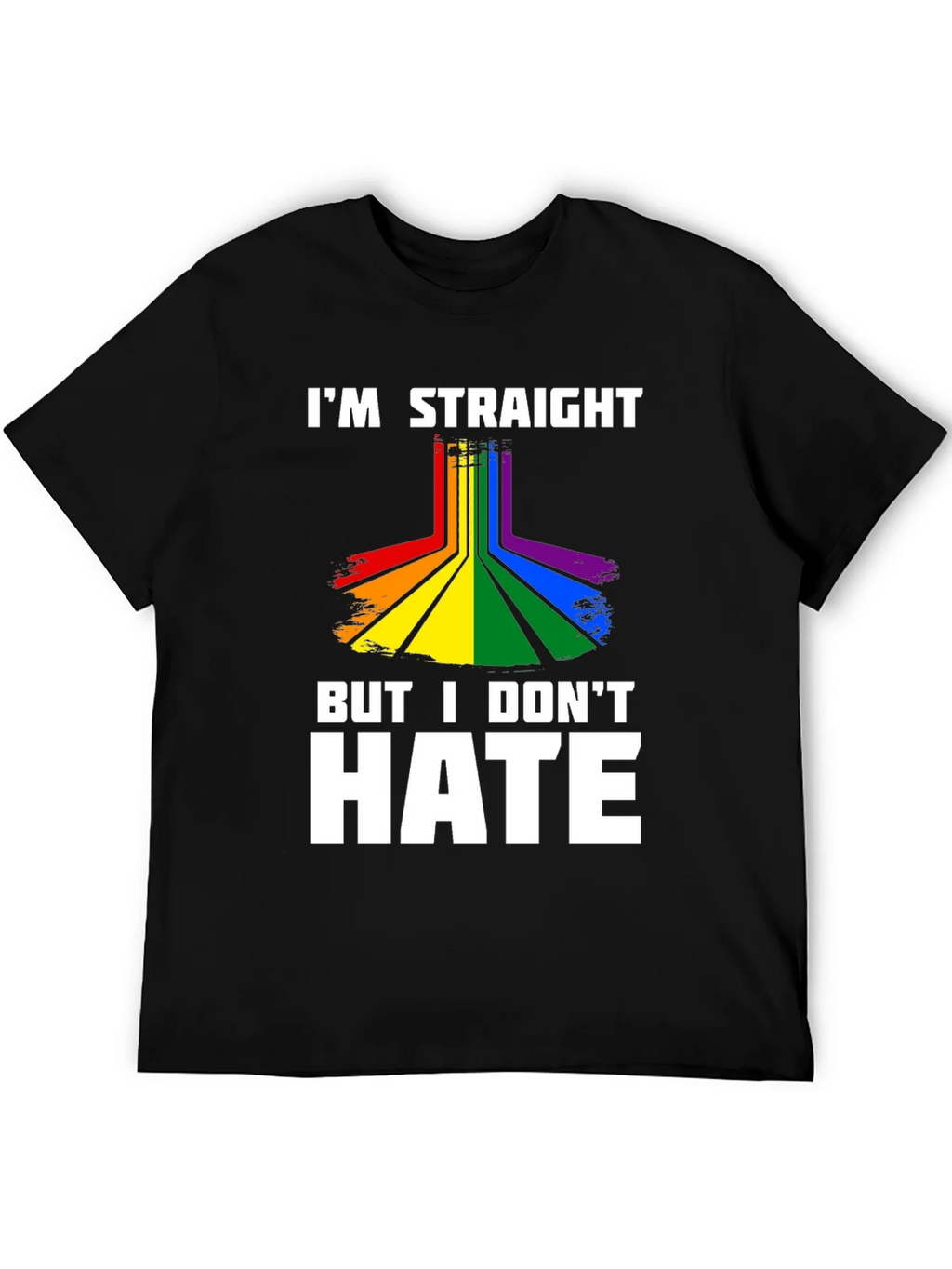 Im Straight But I Dont Hate Graphic Tee product image 5