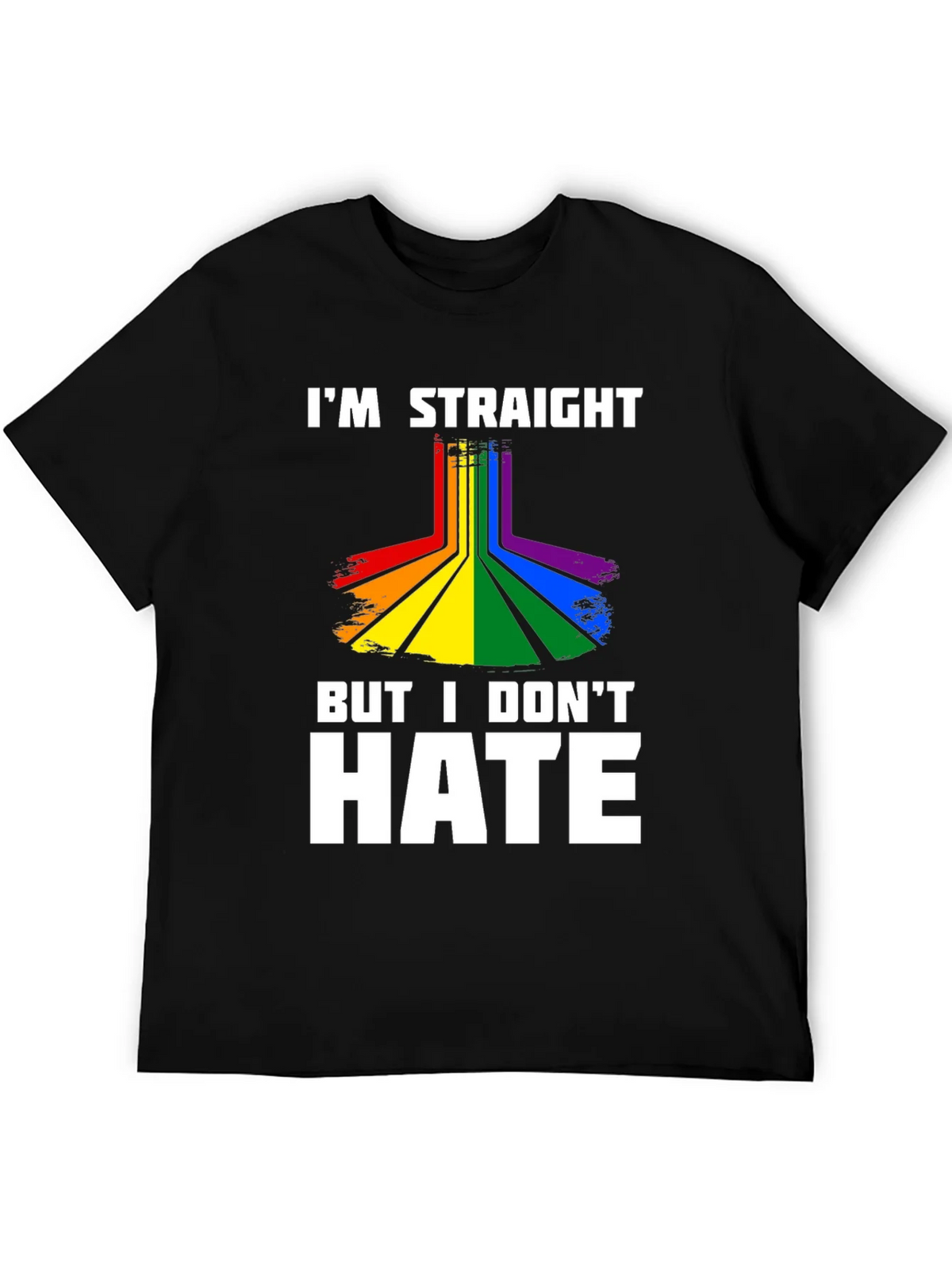 Im Straight But I Dont Hate Graphic Tee product image 5