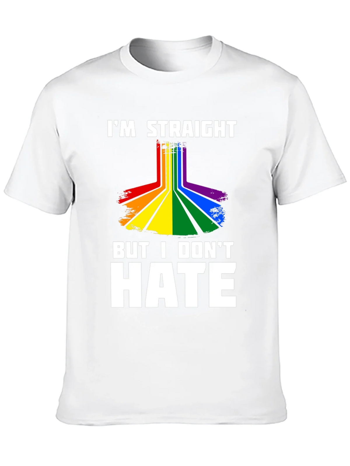 Im Straight But I Dont Hate Graphic Tee product image 9