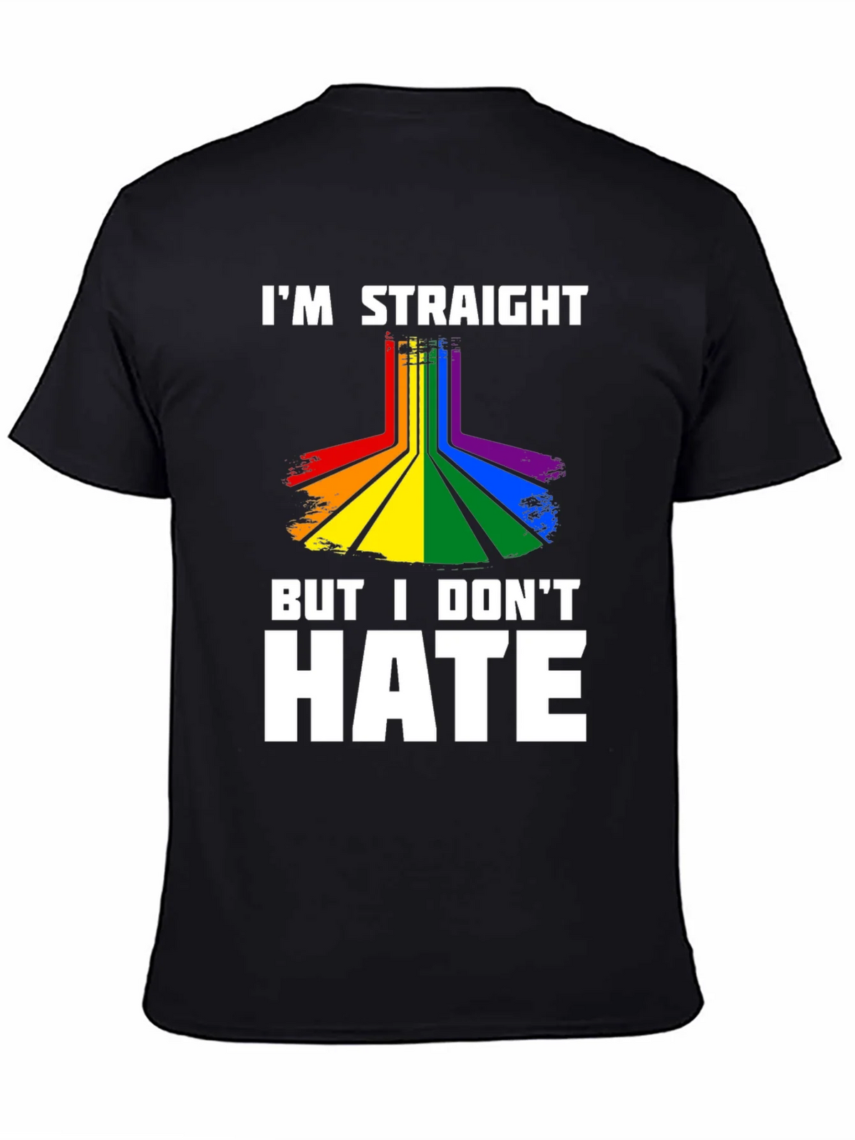 Im Straight But I Dont Hate Graphic Tee product image 4