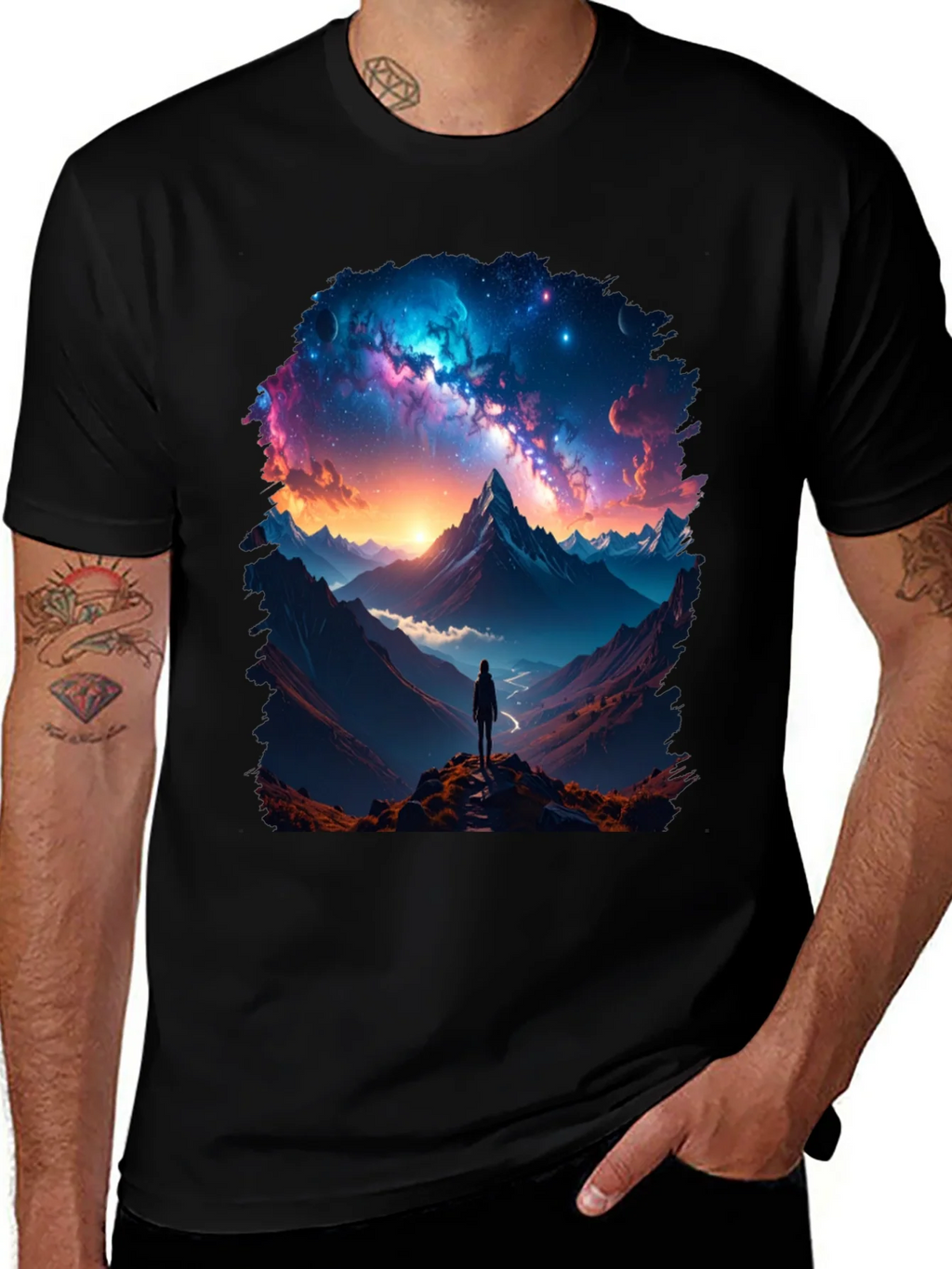 Cosmic Mountain Adventure T-Shirt product image 1