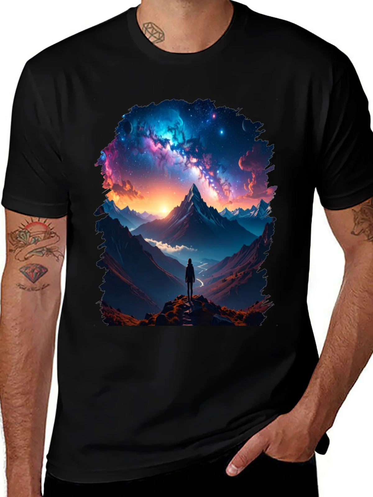 Cosmic Mountain Adventure T-Shirt product image 1