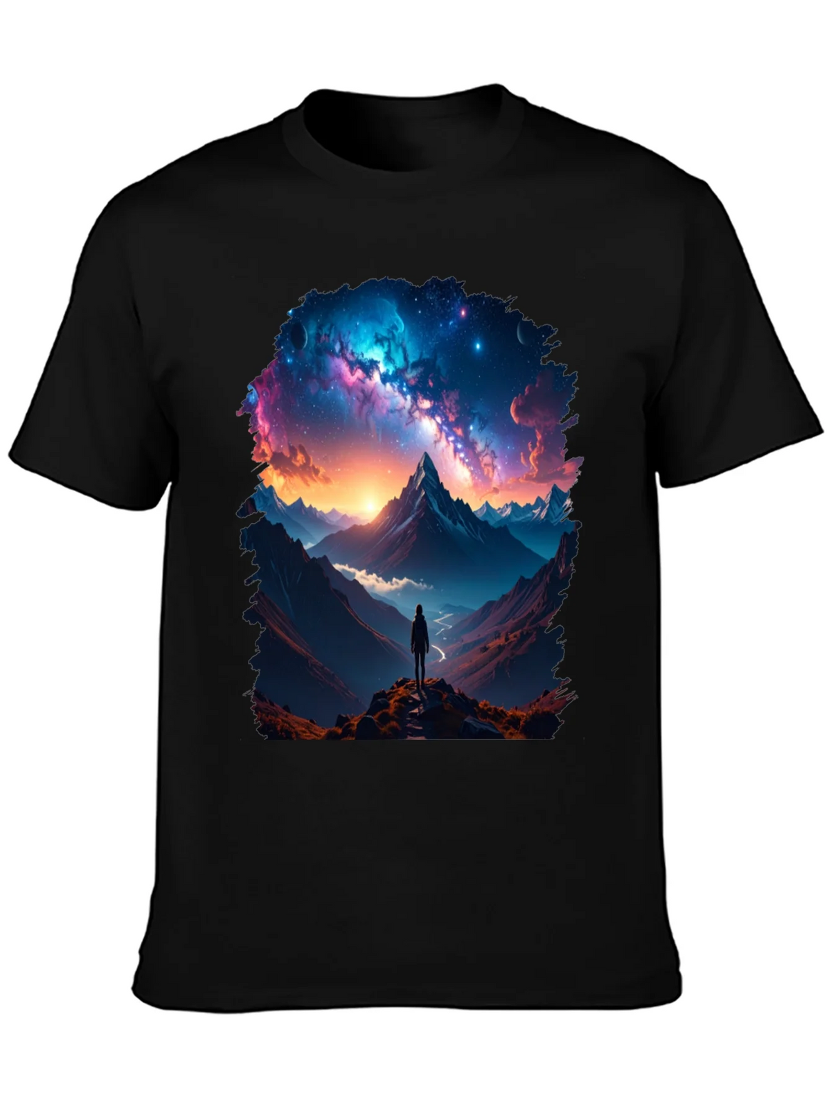 Cosmic Mountain Adventure T-Shirt product image 3