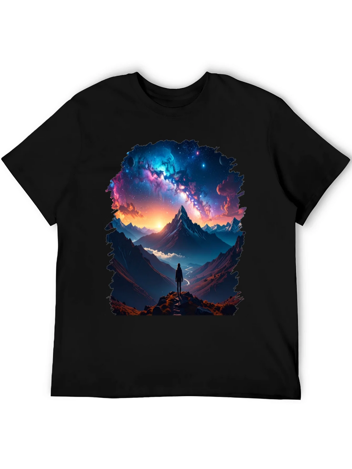 Cosmic Mountain Adventure T-Shirt product image 5