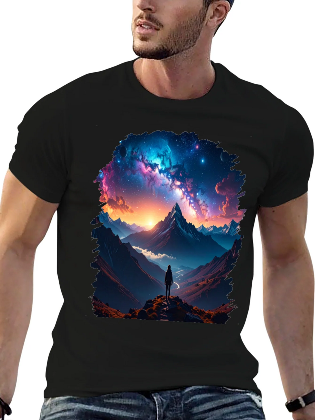 Cosmic Mountain Adventure T-Shirt product image 6