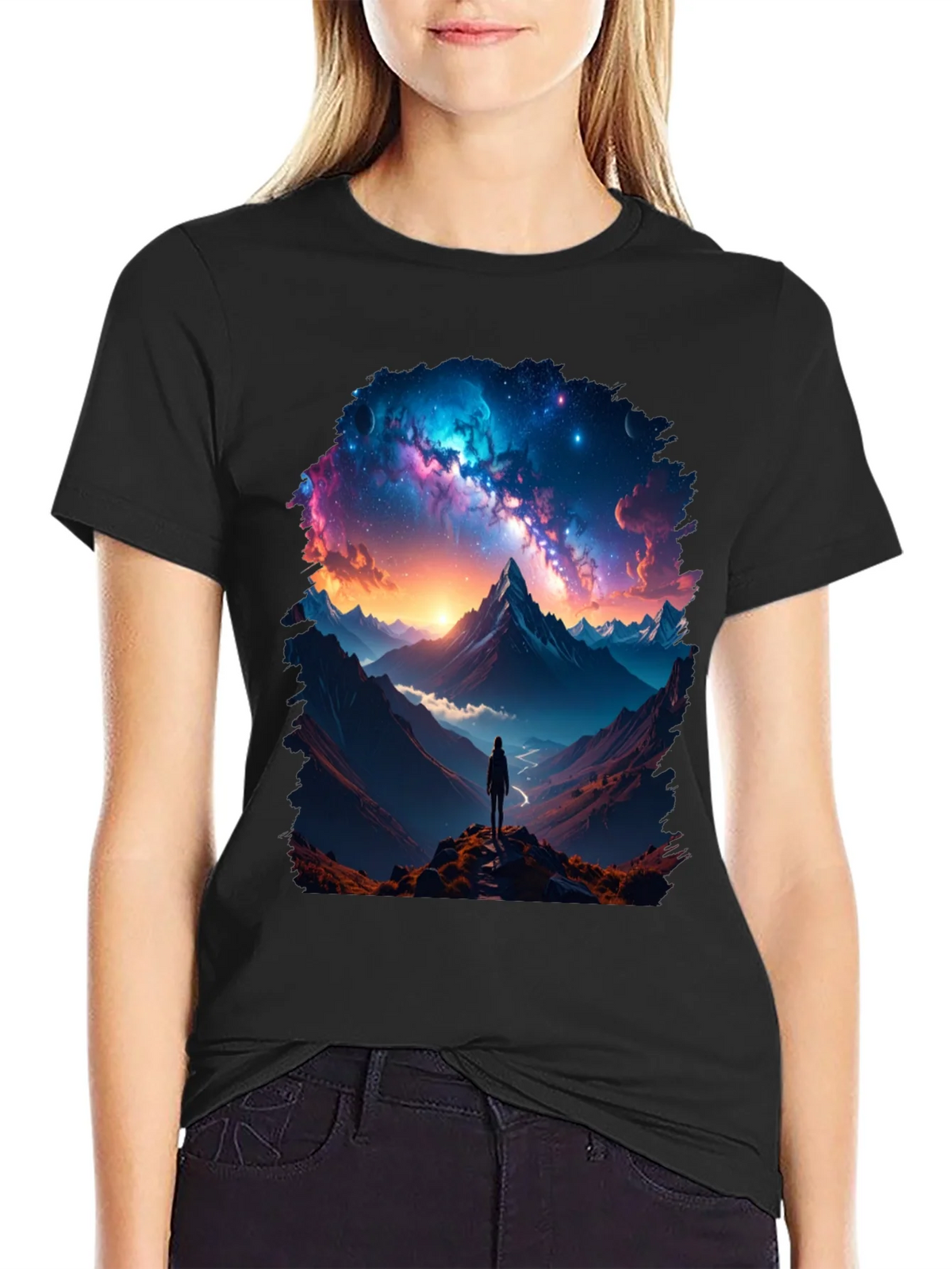 Cosmic Mountain Adventure T-Shirt product image 2