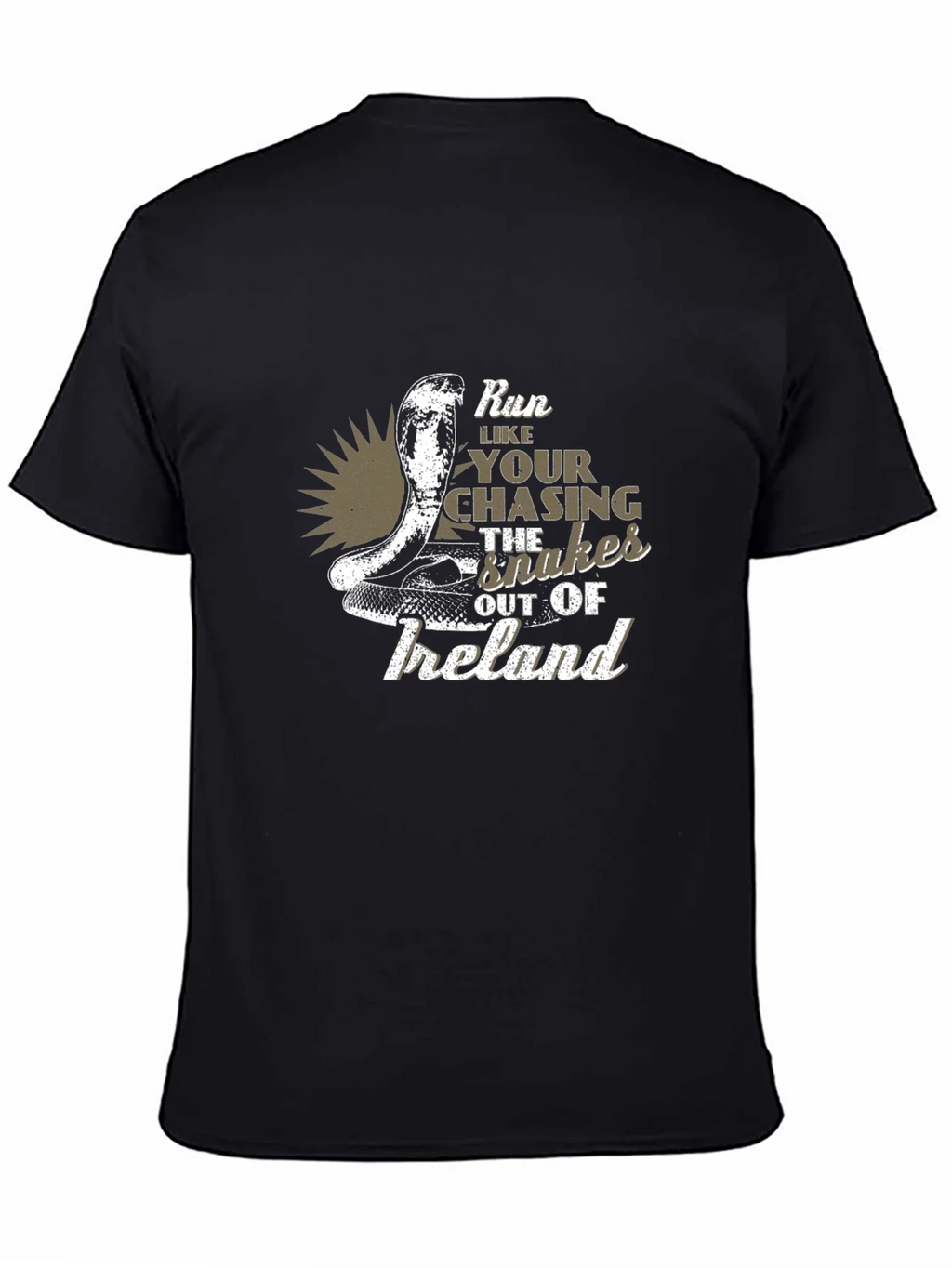 Run Like Youre Chasing Snakes T-Shirt product image 4