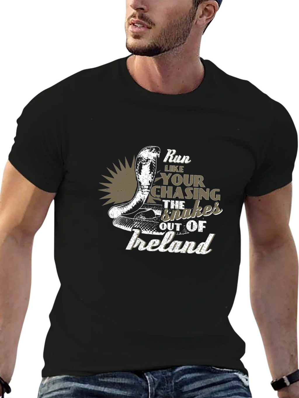Run Like Youre Chasing Snakes T-Shirt product image 6