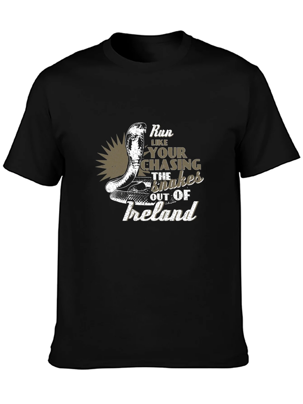Run Like Youre Chasing Snakes T-Shirt product image 3