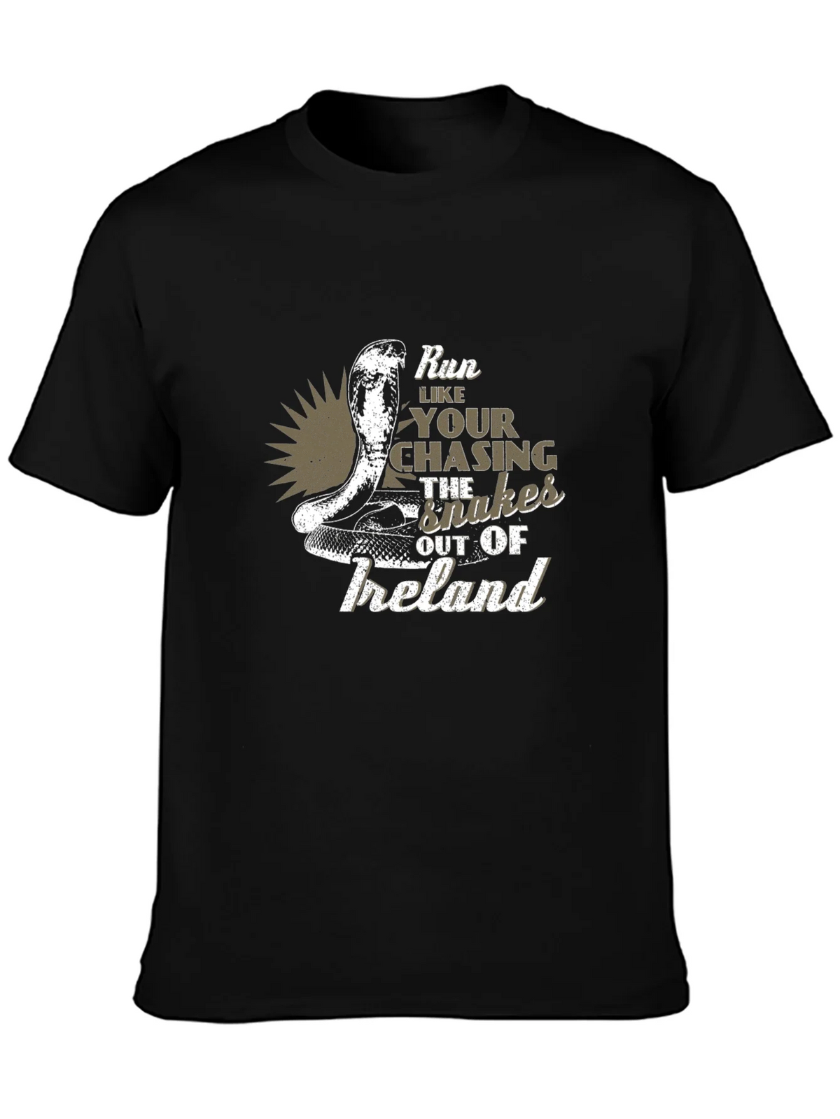 Run Like Youre Chasing Snakes T-Shirt product image 3