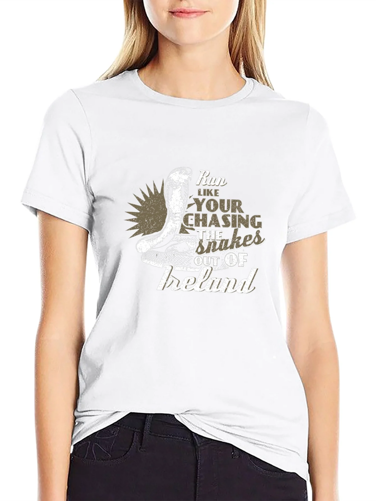 Run Like Youre Chasing Snakes T-Shirt product image 8