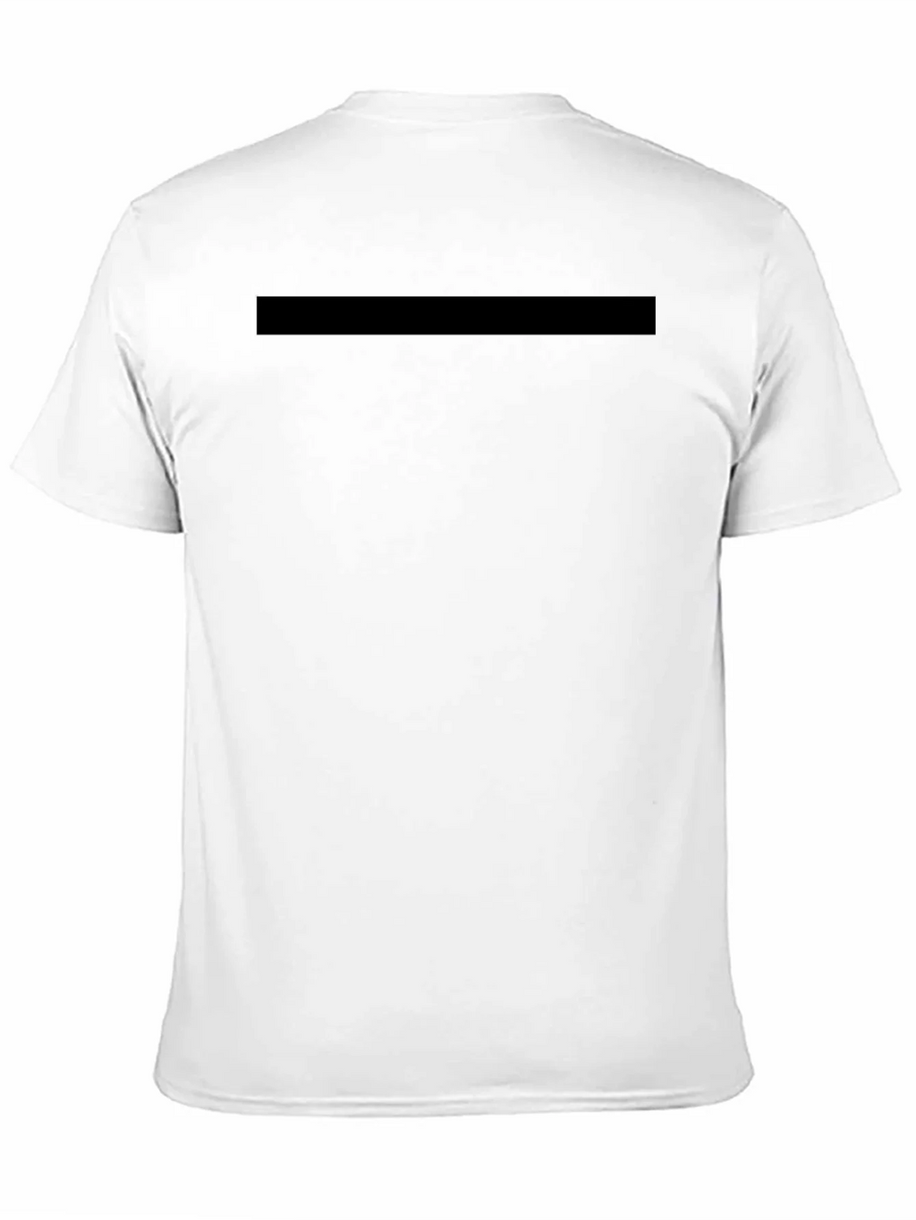 Mens Solid Black Crew Neck T-Shirt product image 10
