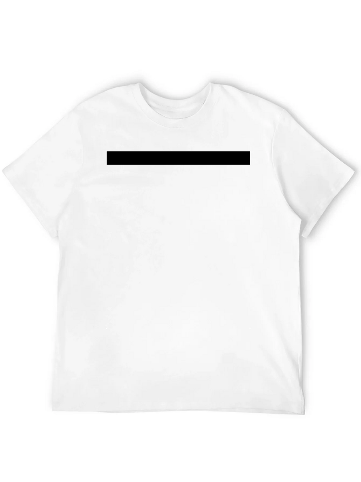 Mens Solid Black Crew Neck T-Shirt product image 11
