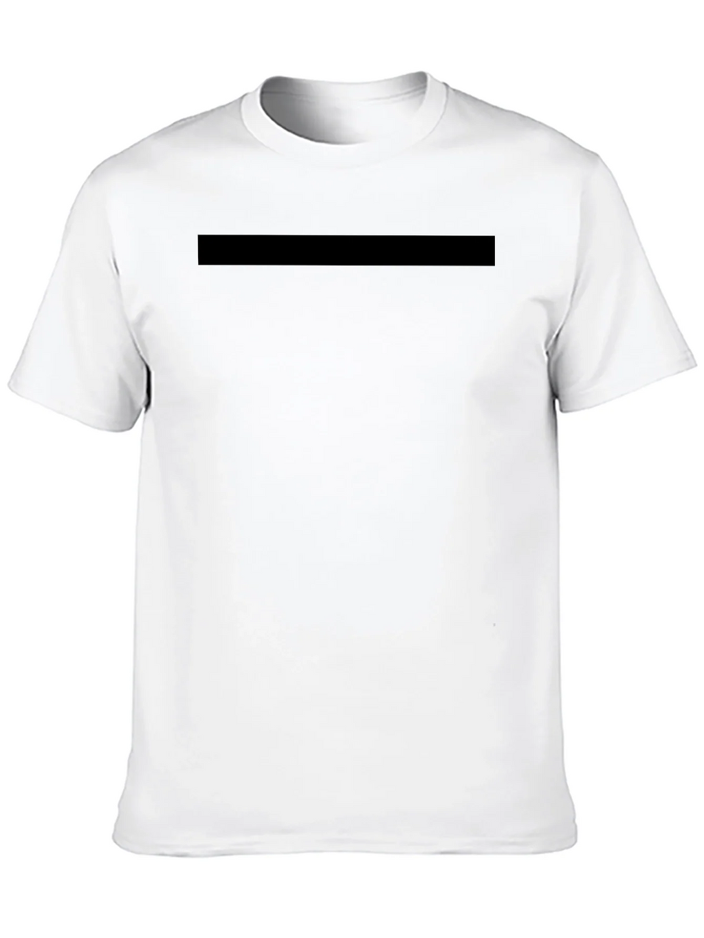 Mens Solid Black Crew Neck T-Shirt product image 9