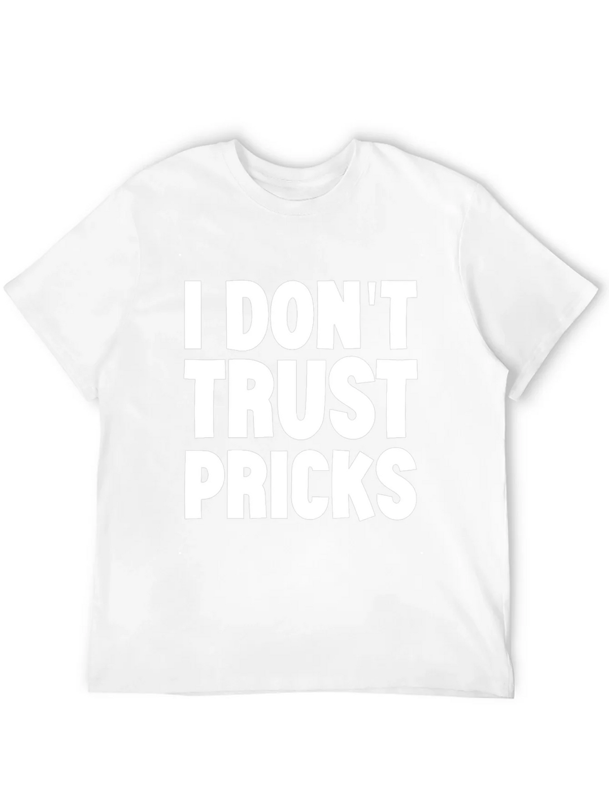 I Dont Trust Pricks Graphic Tee - Black product image 11