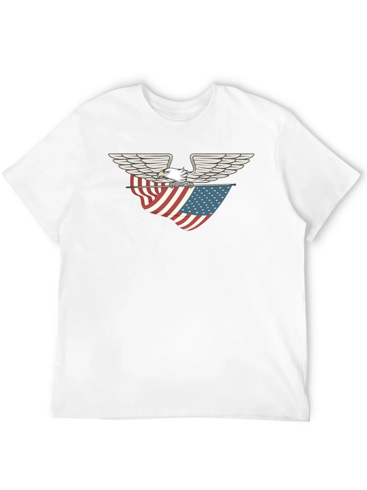 Eagle & American Flag Graphic T-Shirt product image 11