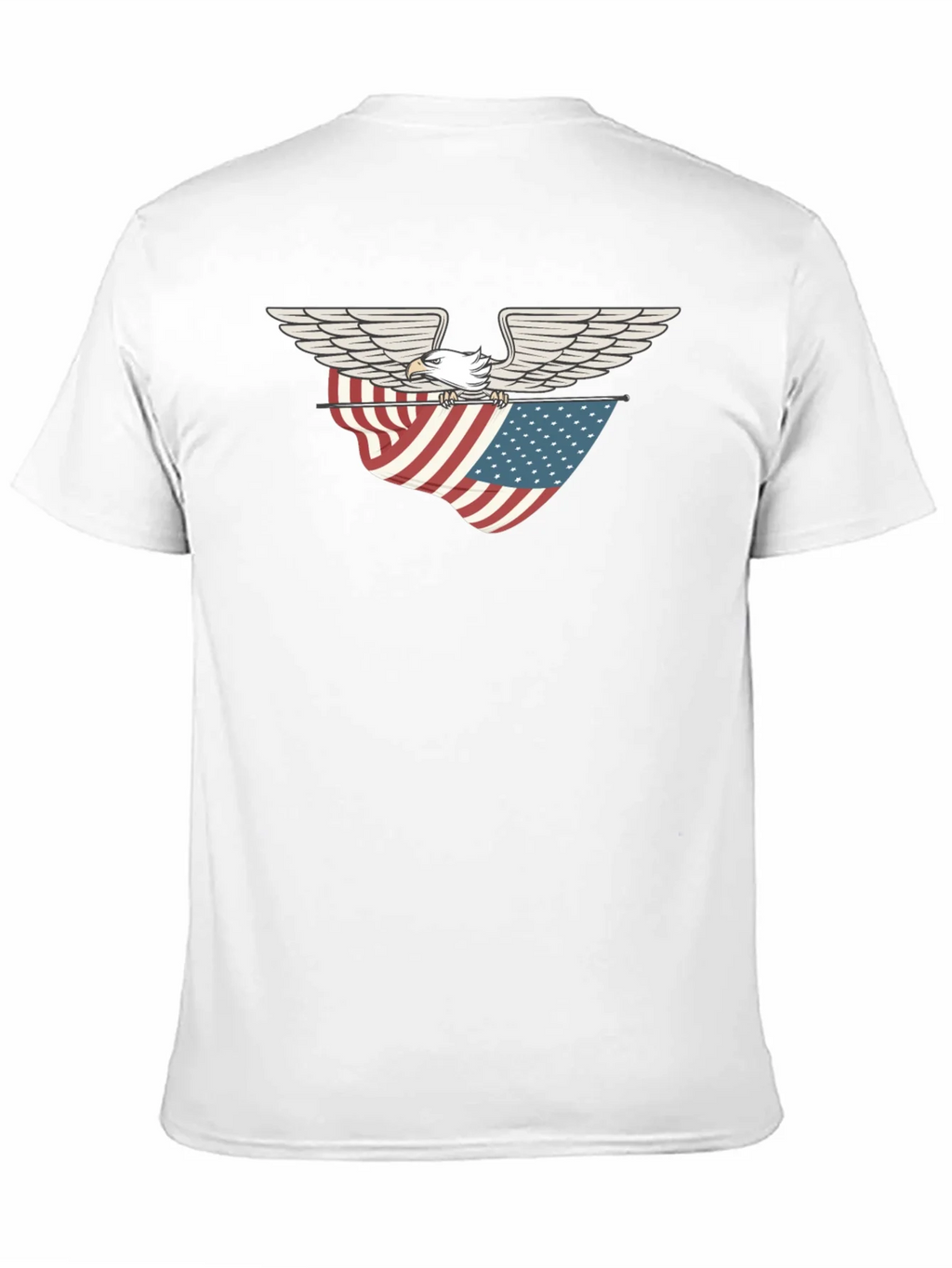 Eagle & American Flag Graphic T-Shirt product image 10
