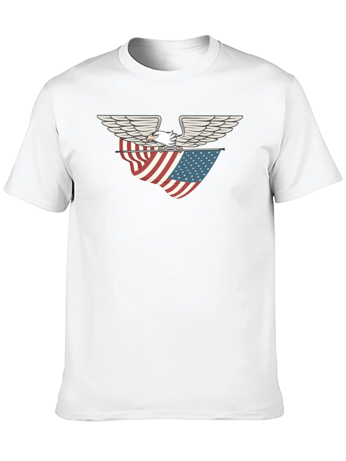 Eagle & American Flag Graphic T-Shirt product image 9