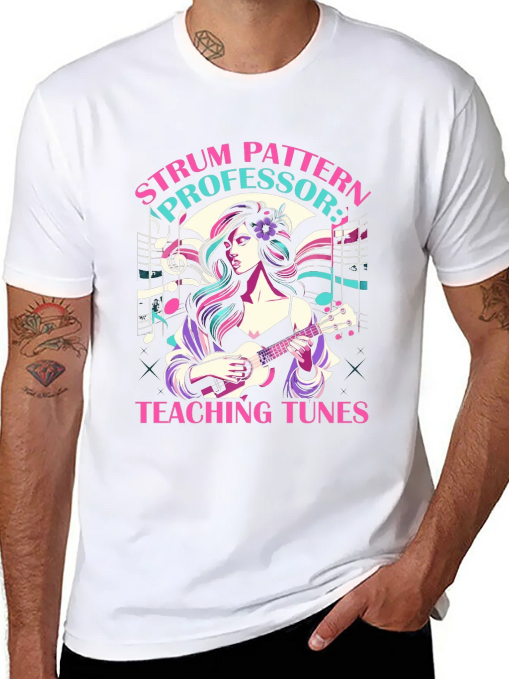 Strum Pattern Professor T-Shirt product image 7